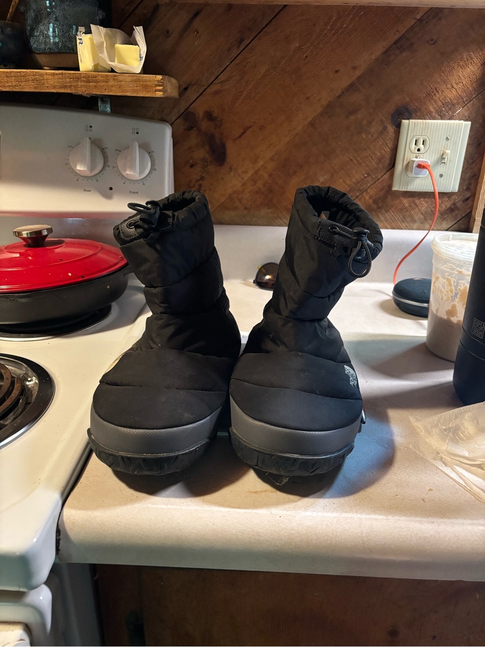 The North Face insulated booties